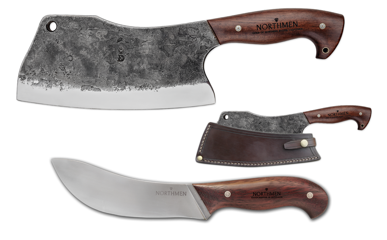 Hand Forged Butcher Knife Set 